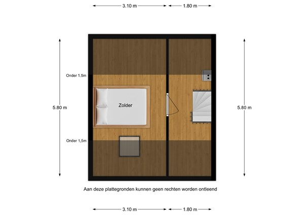 Floorplan - Mars 1, 4501 HG Oostburg